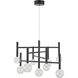 Terra LED 25.5 inch Black Chandelier Ceiling Light