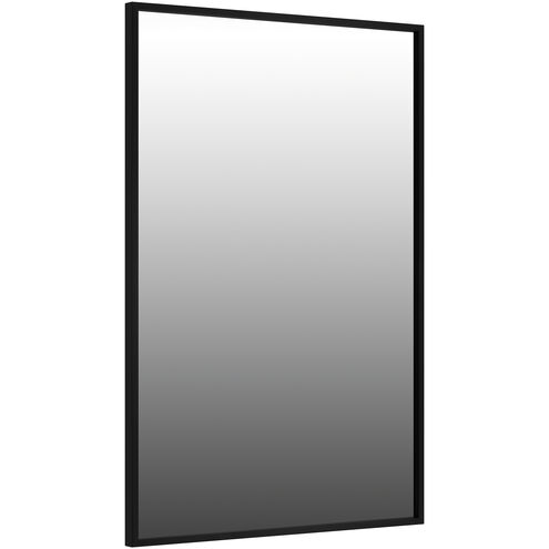 Quoizel Reflections 36 X 24 inch Matte Black Mirror