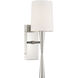 Trenton Bath Sconce Wall Light in Polished Nickel