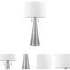 Muse 34 inch 100.00 watt Hand Painted Weathered Pewter Table Lamp Portable Light