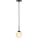 Nightfall 1 Light 5.9 inch Black Pendant Ceiling Light