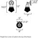 Hargreaves 1 Light 6 inch Black Wall Sconce Wall Light