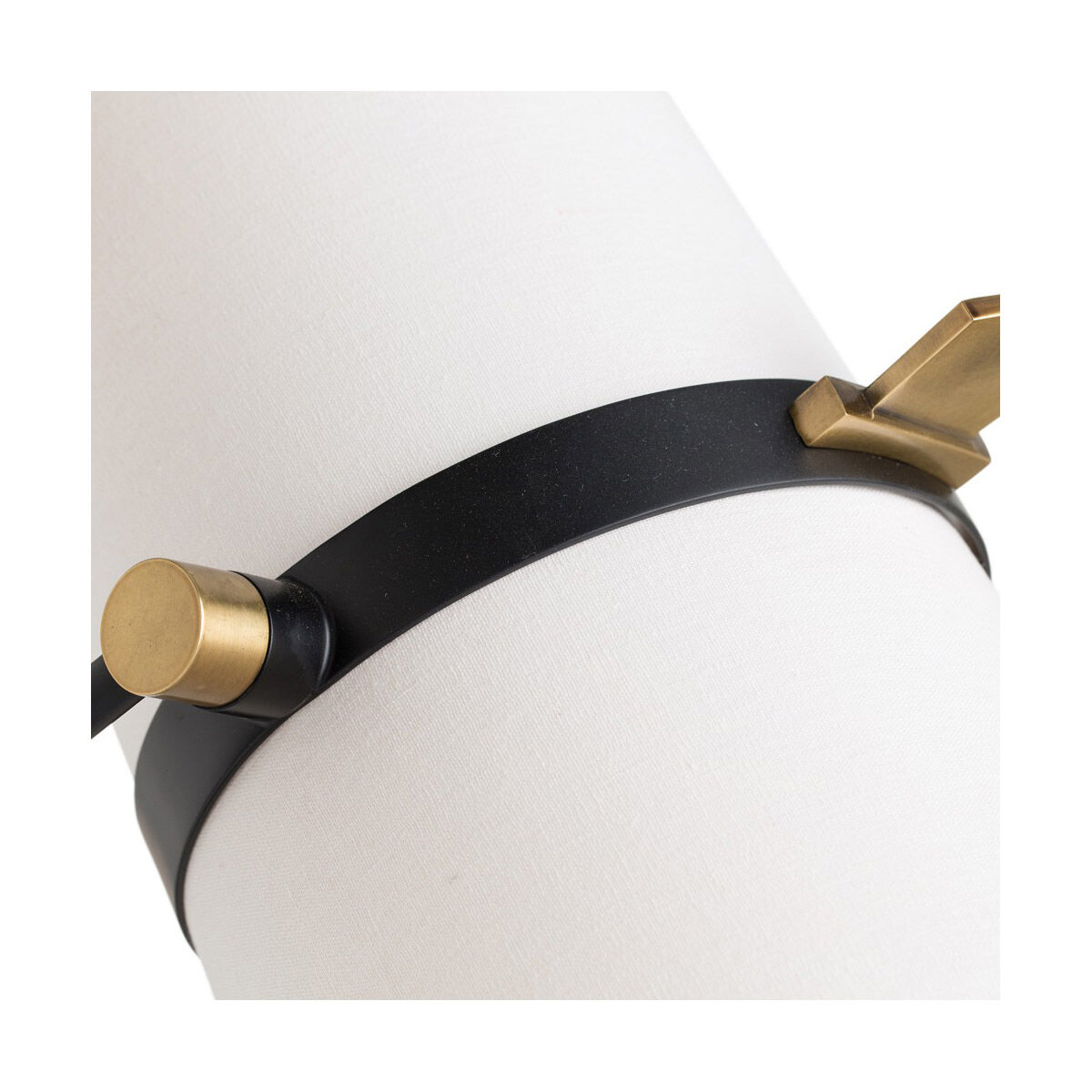 Yasmin 28 inch 60 watt Antique Black and Antique Brass Table Lamp Portable Light