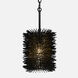Urchin 1 Light 8 inch Black Mini Pendant Ceiling Light