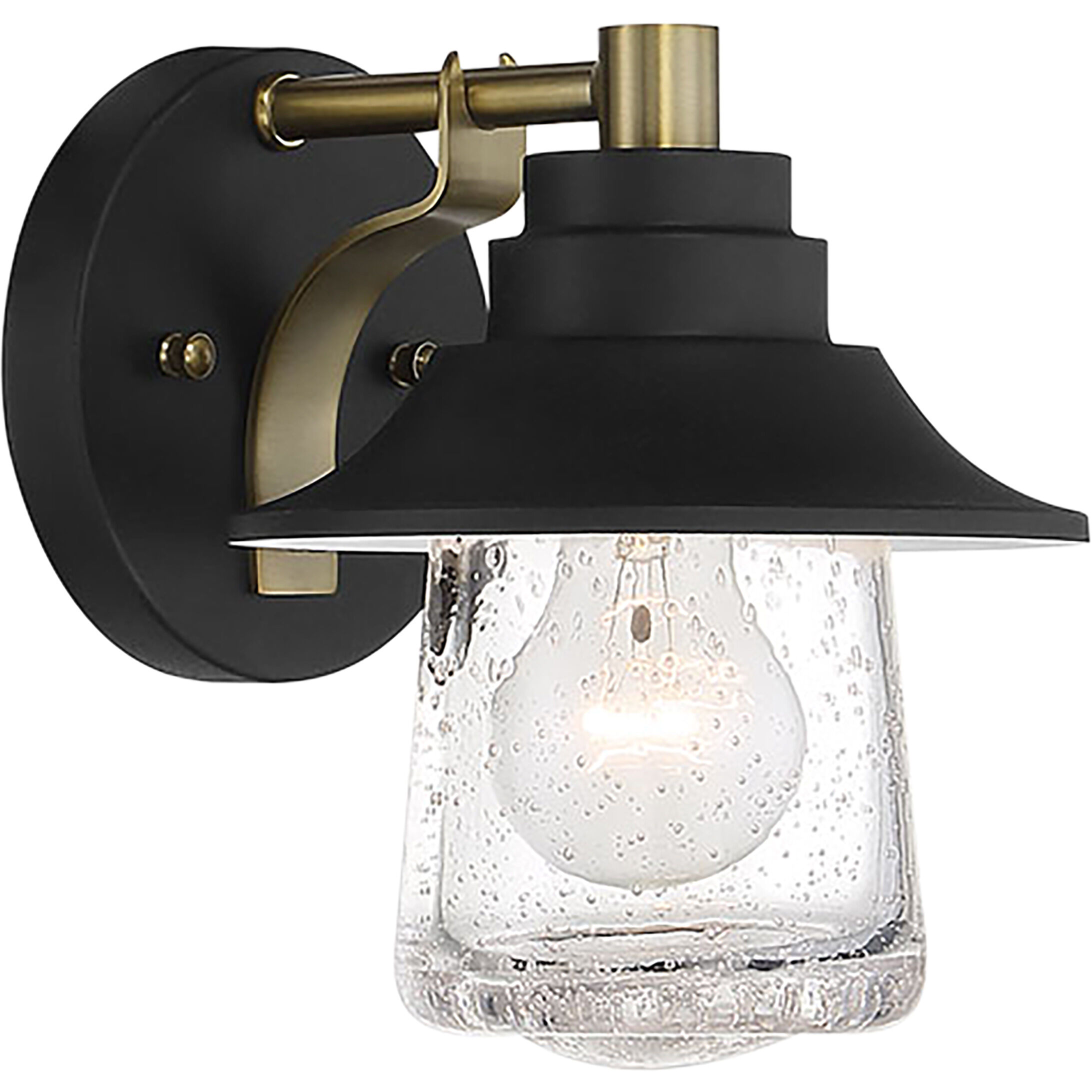 Westfield Manor 1 Light 11 inch Sand Coal/Soft Brass Bath Light Wall Light
