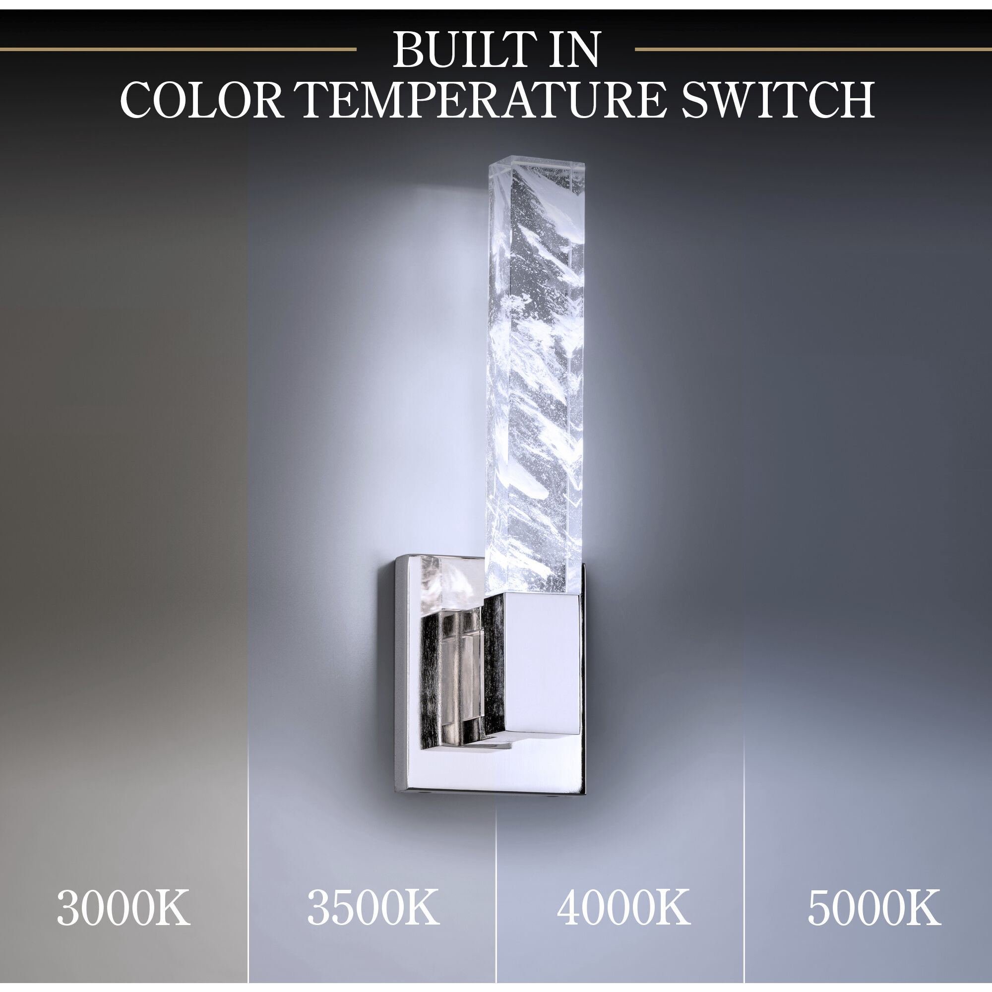 Beyond Baton LED 4 inch Polished Nickel ADA Wall Sconce Wall Light