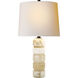 Chapman & Myers Chunky 29.5 inch 150.00 watt Alabaster Table Lamp Portable Light in Natural Paper