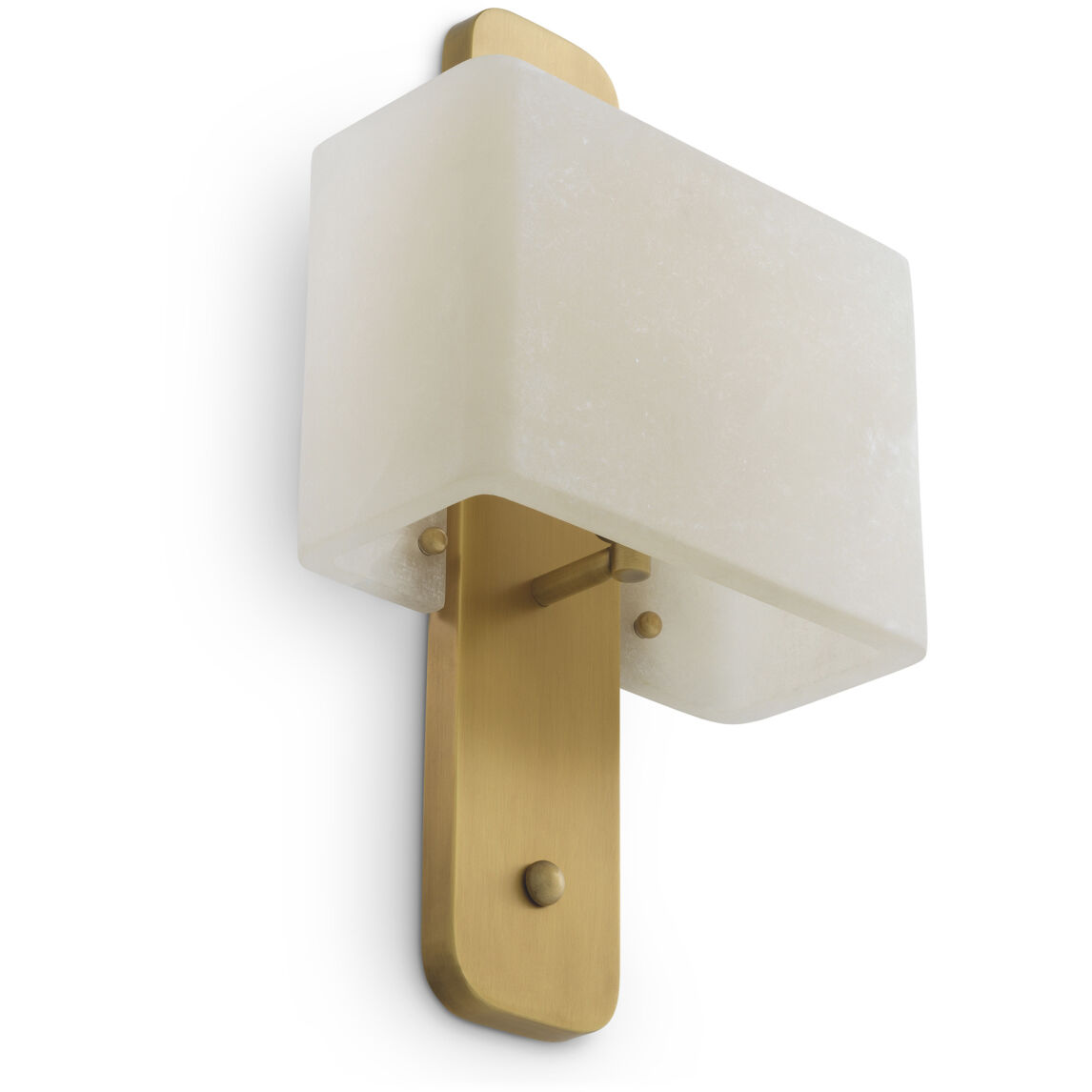 Melbourne 1 Light 9.84 inch Antique Brass and Alabaster Wall Lamp Wall Light