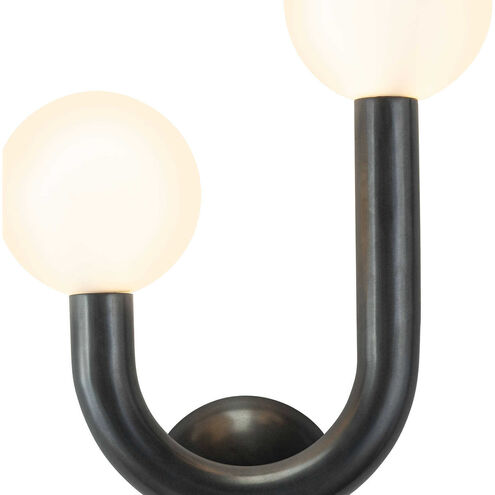 Happy LED 11.25 inch Oil Rubbed Bronze Wall Sconce Wall Light, Left Side