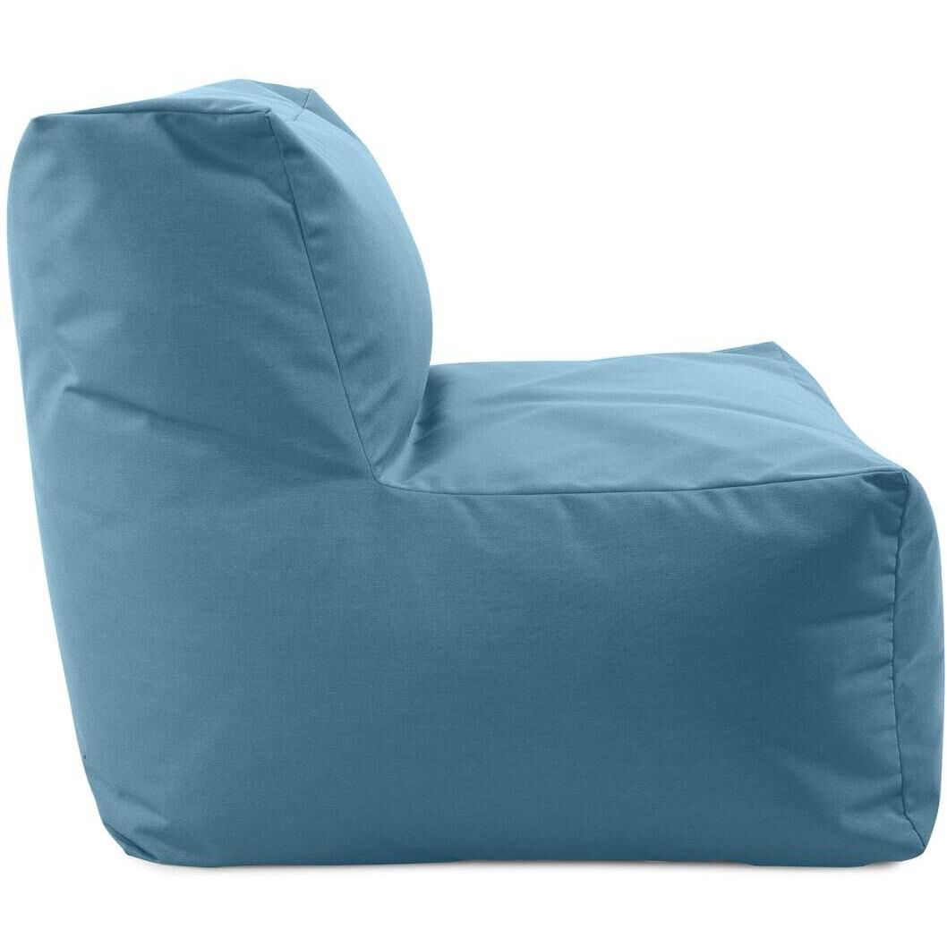 Seascape Turquoise Outdoor Pouf Chair