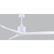 Atlas Mollywood 60 inch Matte White Ceiling Fan, Atlas