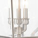 Exeter 3 Light 28 inch Brushed Nickel Large Outdoor Wall Lantern