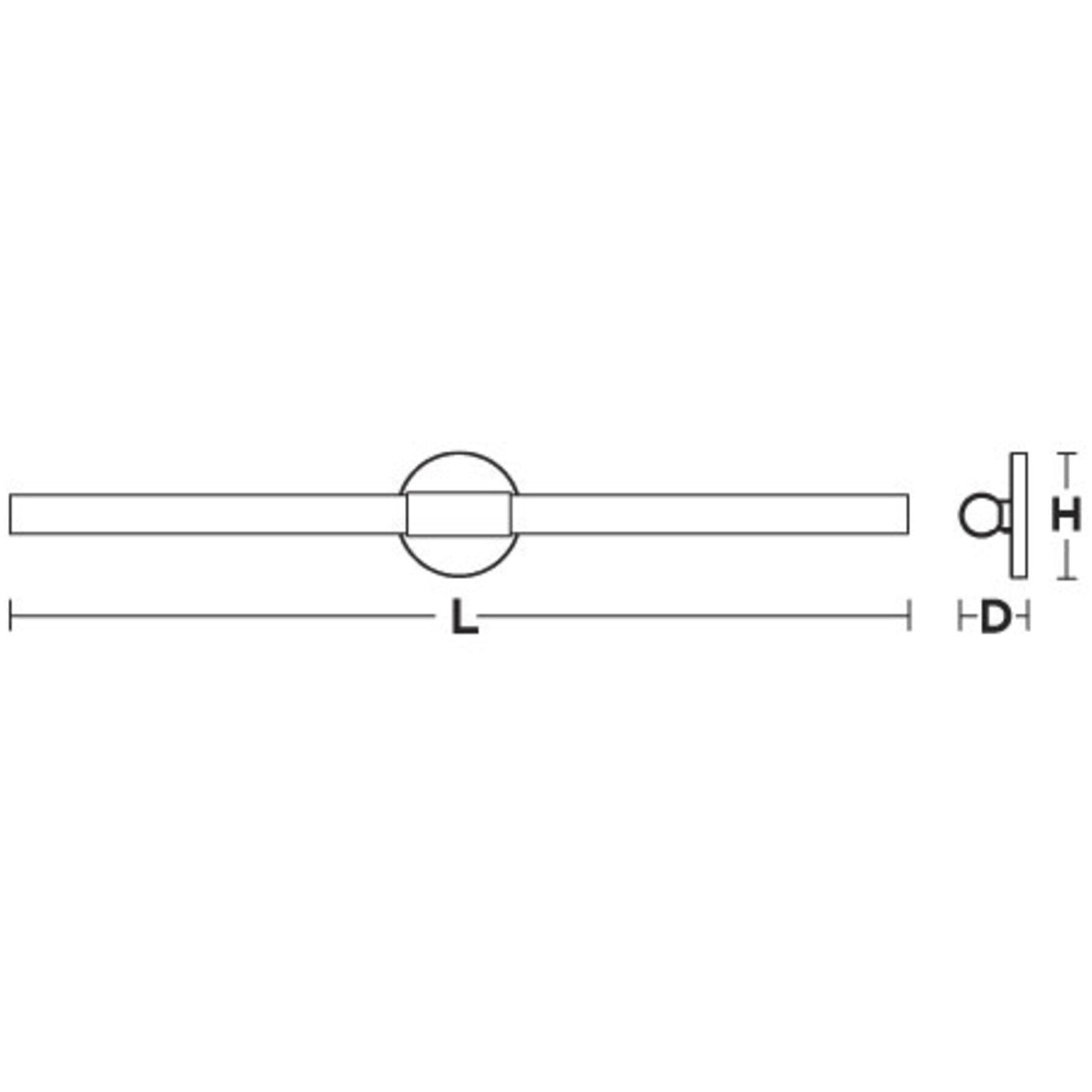 Dion LED 36 inch Satin Nickel Vanity Light Wall Light