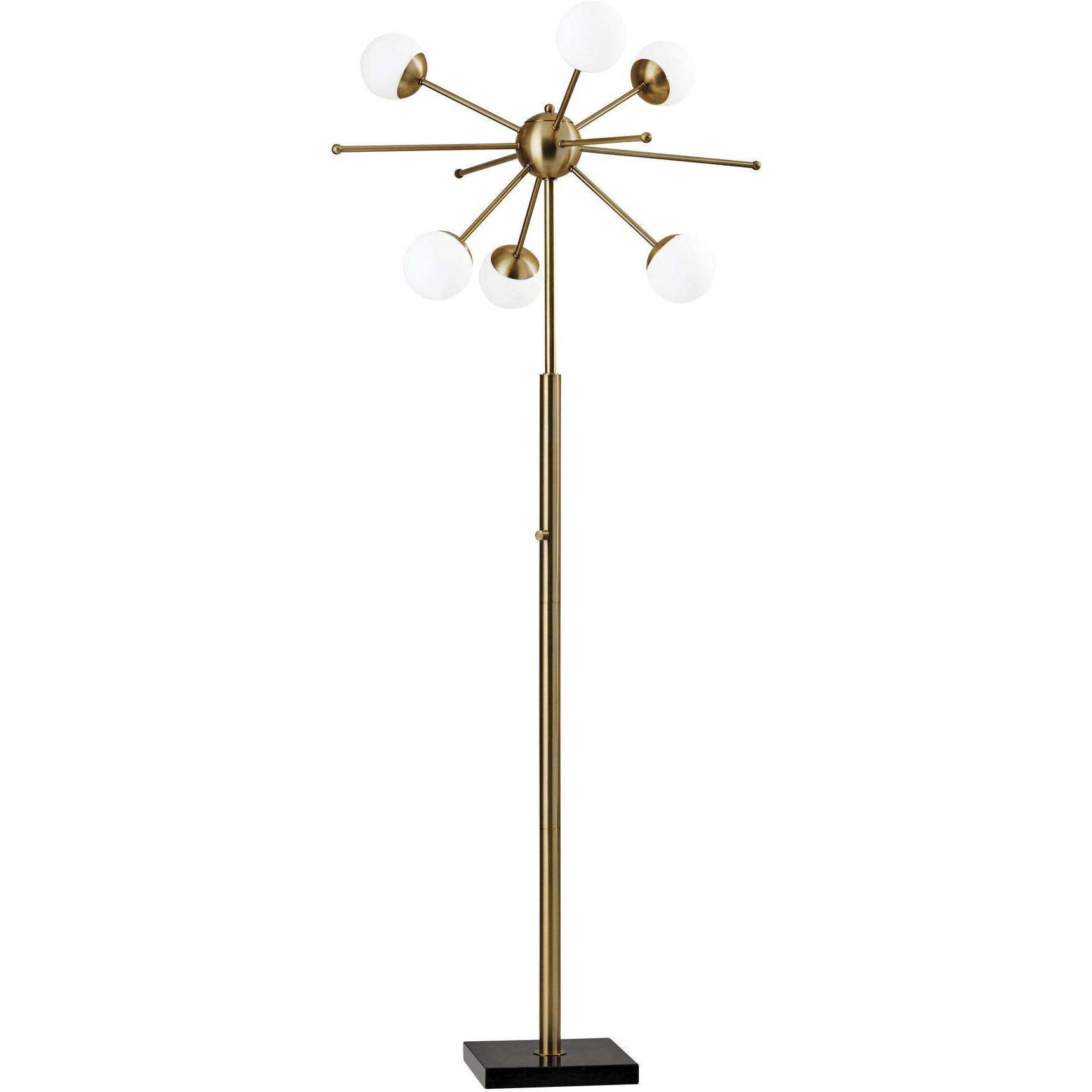 Adesso doppler floor hot sale lamp