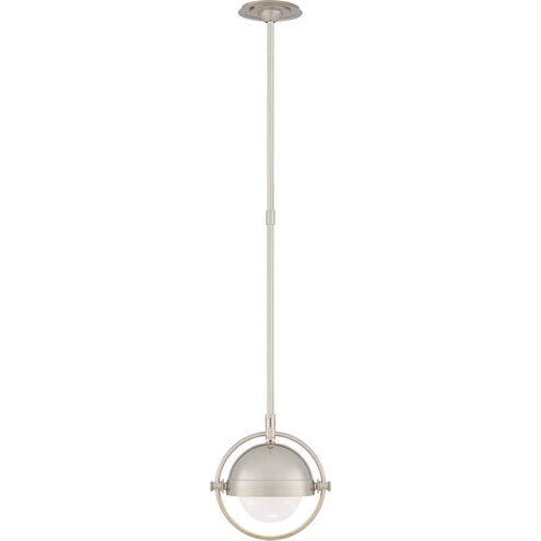 Thomas O'Brien Decca 1 Light 11.75 inch Polished Nickel Orbital Pendant Ceiling Light, Small