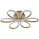Canada LED 22 inch Brass Flush Mount Ceiling Light