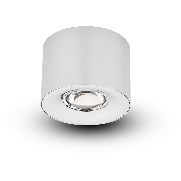 NODE Series Chrome Surface Mounted Downlight Ceiling Light in Polished Chrome
