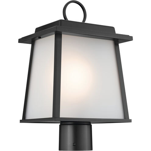Noward 1 Light 15 inch Black Outdoor Post Lantern