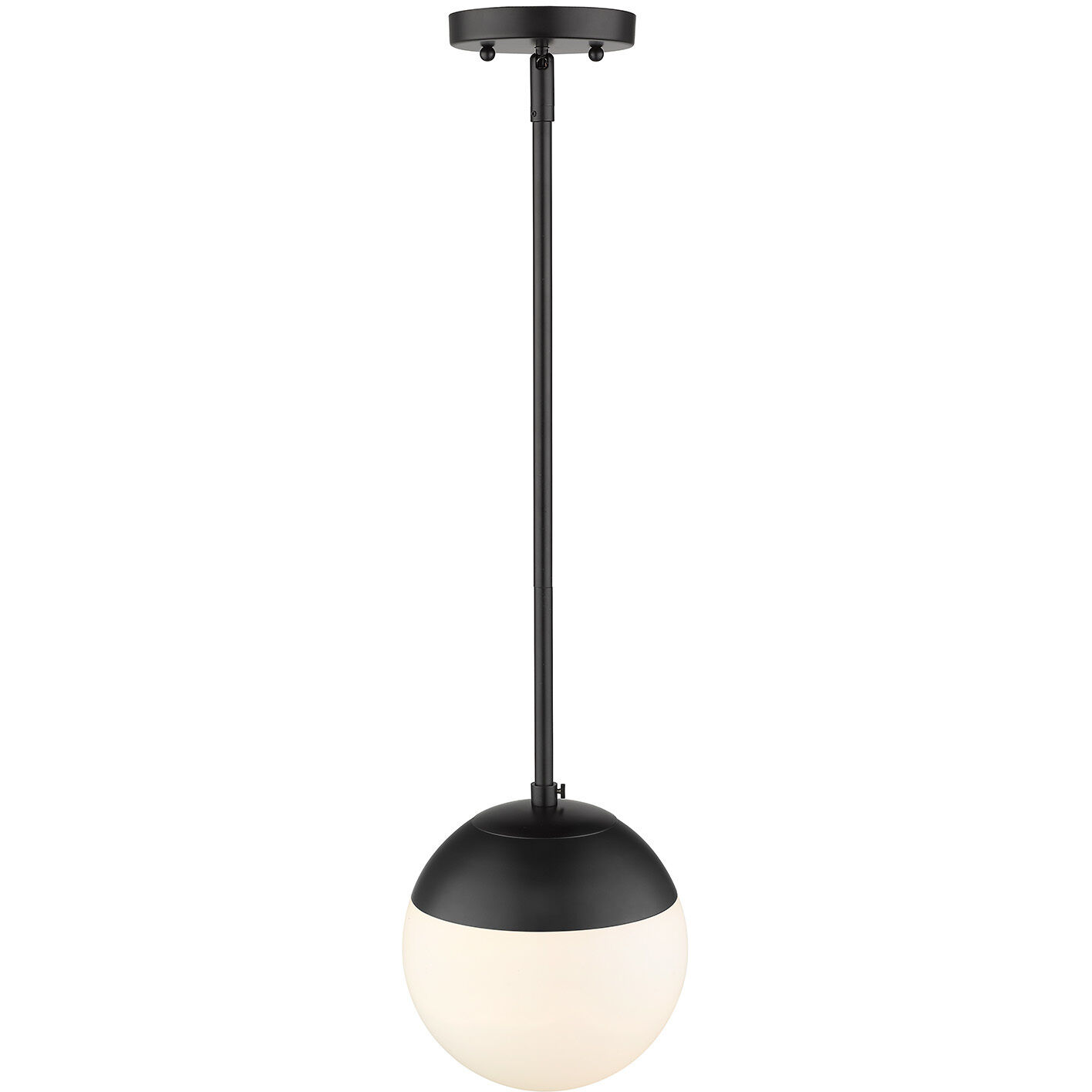 Dixon Pendant Ceiling Light in Matte Black, Small