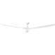 Maverick 88 inch Matte White Ceiling Fan