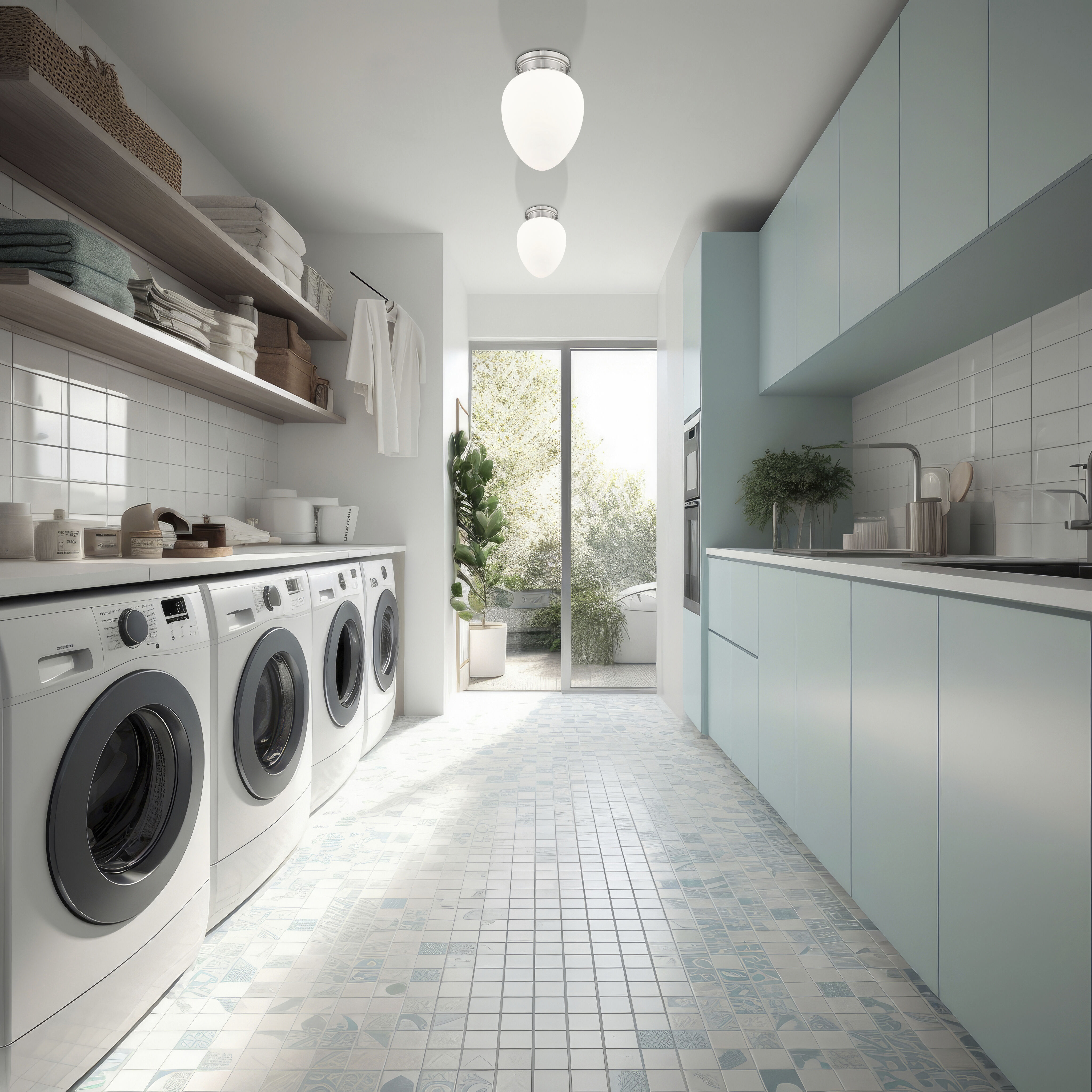 Gideon 1 Light 10 inch Brushed Nickel Flush Mount Ceiling Light