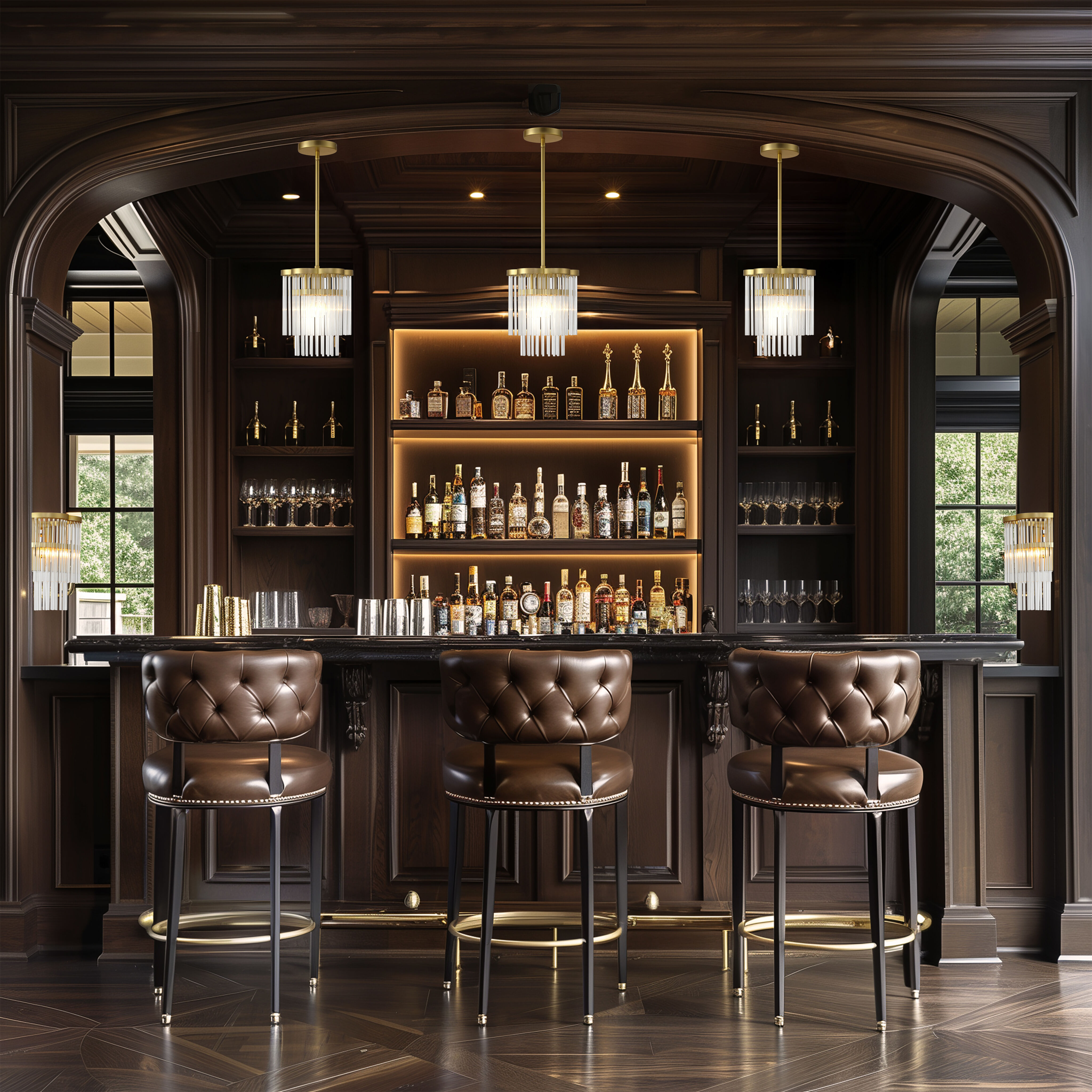 Azura 1 Light 8.63 inch Heirloom Brass Mini-Pendant Ceiling Light