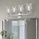 Ashridge 4 Light 35.75 inch Polished Chrome Vanity Wall Sconce Wall Light