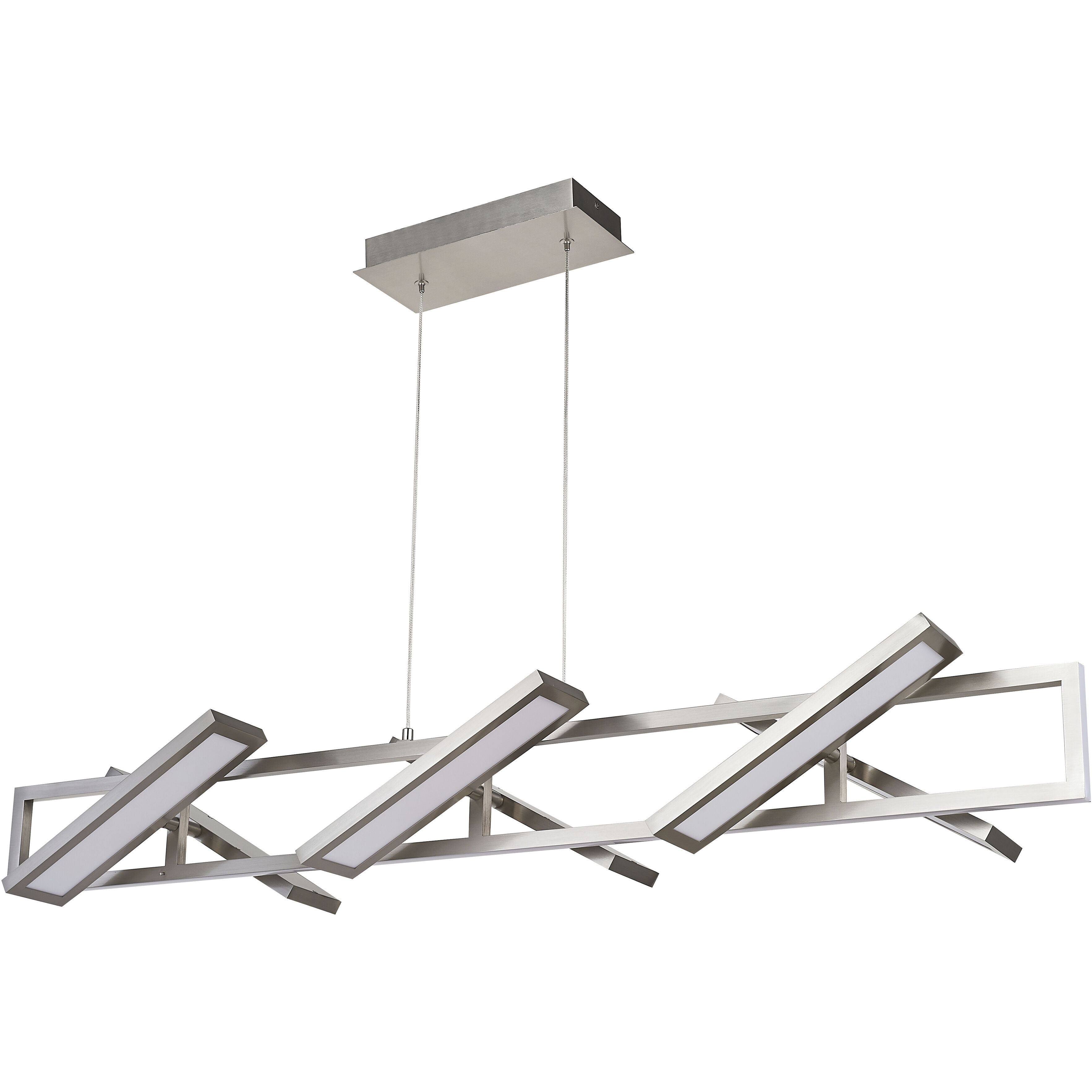 Helix LED 9 inch Brushed Nickel Pendant Ceiling Light