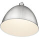 Sawyer 1 Light 12.5 inch Brushed Nickel Pendant Ceiling Light