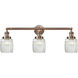 Franklin Restoration Colton LED 32 inch Antique Copper Bath Vanity Light Wall Light, Franklin Restoration