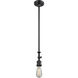 Franklin Restoration Bare Bulb LED 4 inch Matte Black Mini Pendant Ceiling Light