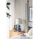 Anita 25.7 inch 40.00 watt Blue/White Table Lamp Portable Light