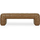 Verity Brown Bench in Tan