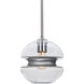 Hula 8 1 Light Satin Nickel Pendant Ceiling Light