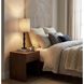 Amos 28 inch 100 watt Black Table Lamp Portable Light