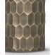 Ireland 27 inch 150.00 watt Dark Hand-Etched Brass Plated Table Lamp Portable Light