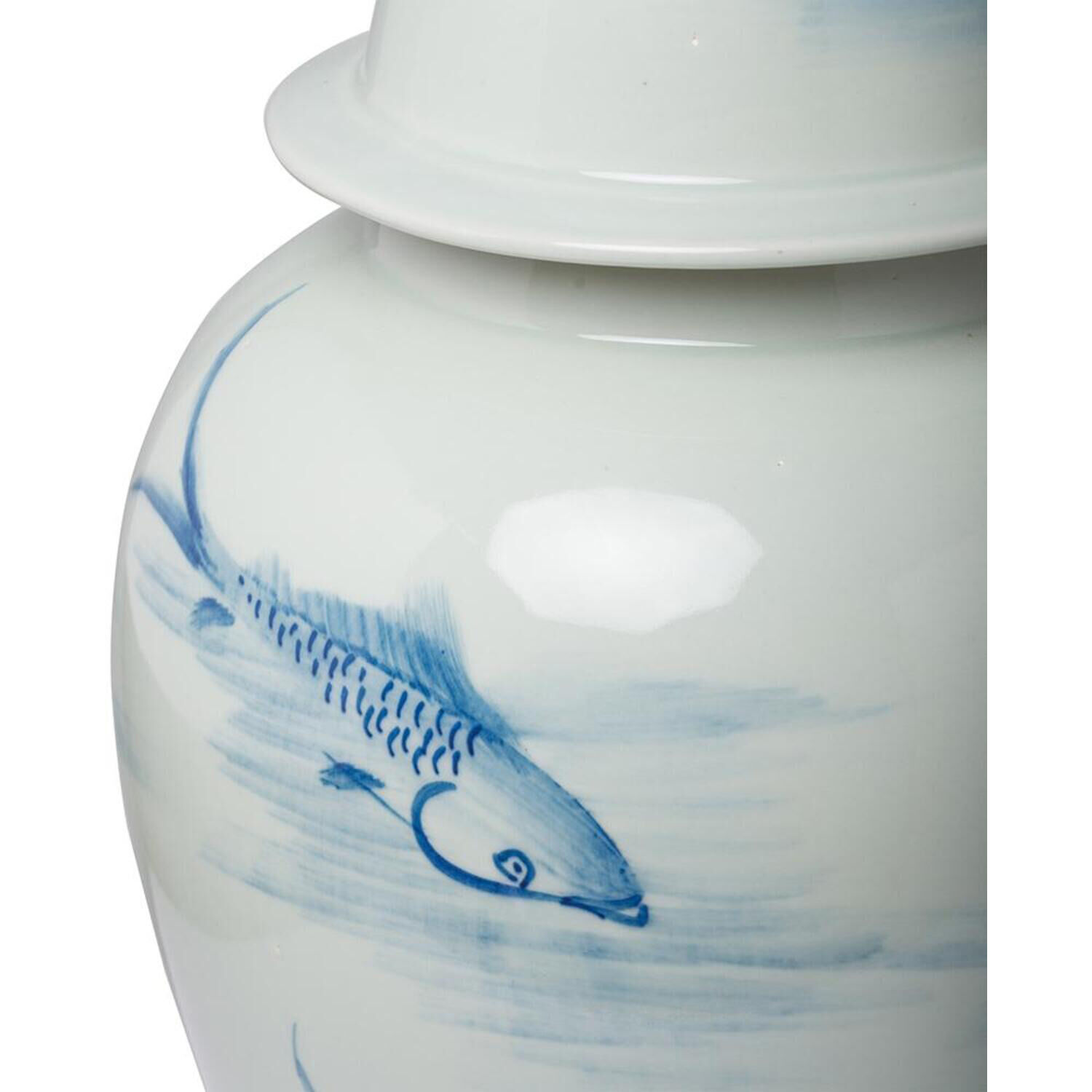 Koi 18.9 X 9.4 inch Vase