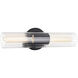 Matteo Lighting Odette 2 Light 5 inch Black Wall Sconce Wall Light S05401BK - Open Box