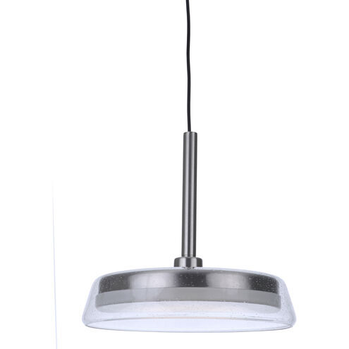 Centric LED 14 inch Brushed Polished Nickel Pendant Ceiling Light
