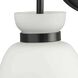 Lexie 2 Light 14 inch Matte Black Bathroom Vanity Light Wall Light