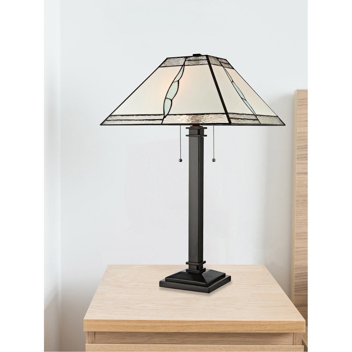 Evelyn 29 inch 60.00 watt Tiffany Bronze Table Lamp Portable Light