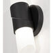 Slice 1 Light 4.13 inch Black ADA Wall Sconce Wall Light