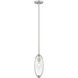 Arden 1 Light 4.5 inch Brushed Nickel Pendant Ceiling Light