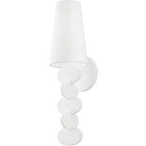 Ellios 1 Light 5 inch Gesso White Wall Sconce Wall Light