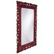 Barcelona 45 X 33 inch Burgundy Mirror