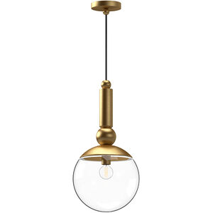 Alora Mood Delilah 1 Light 9.88 inch Brushed Gold Pendant Ceiling Light