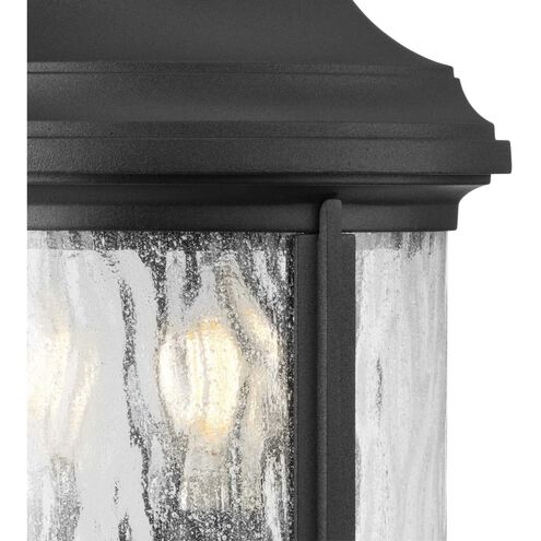 Ashmore 3 Light 17 inch Textured Black Outdoor Wall Lantern
