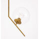 Ryland 1 Light 16 inch Brass Pendant Ceiling Light