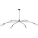 Altman 6 Light 80 inch Gunmetal Chandelier Ceiling Light