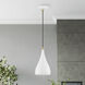 Amador 1 Light 6.25 inch Textured White with Antique Brass Accents Mini Pendant Ceiling Light